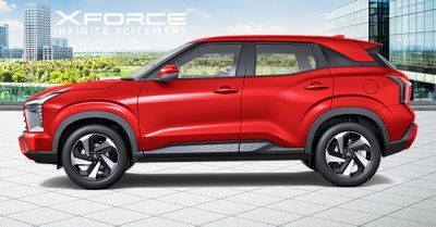 Warna Red Metallic Mitsubishi Xforce Malang Jawa Timur